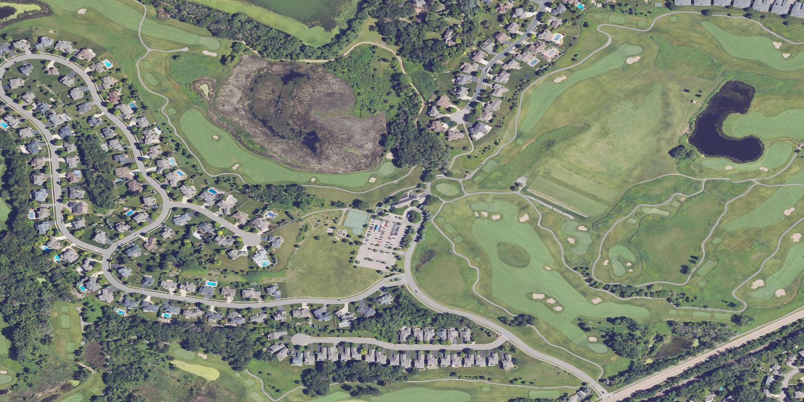 Satellite view of Chaska Town Course