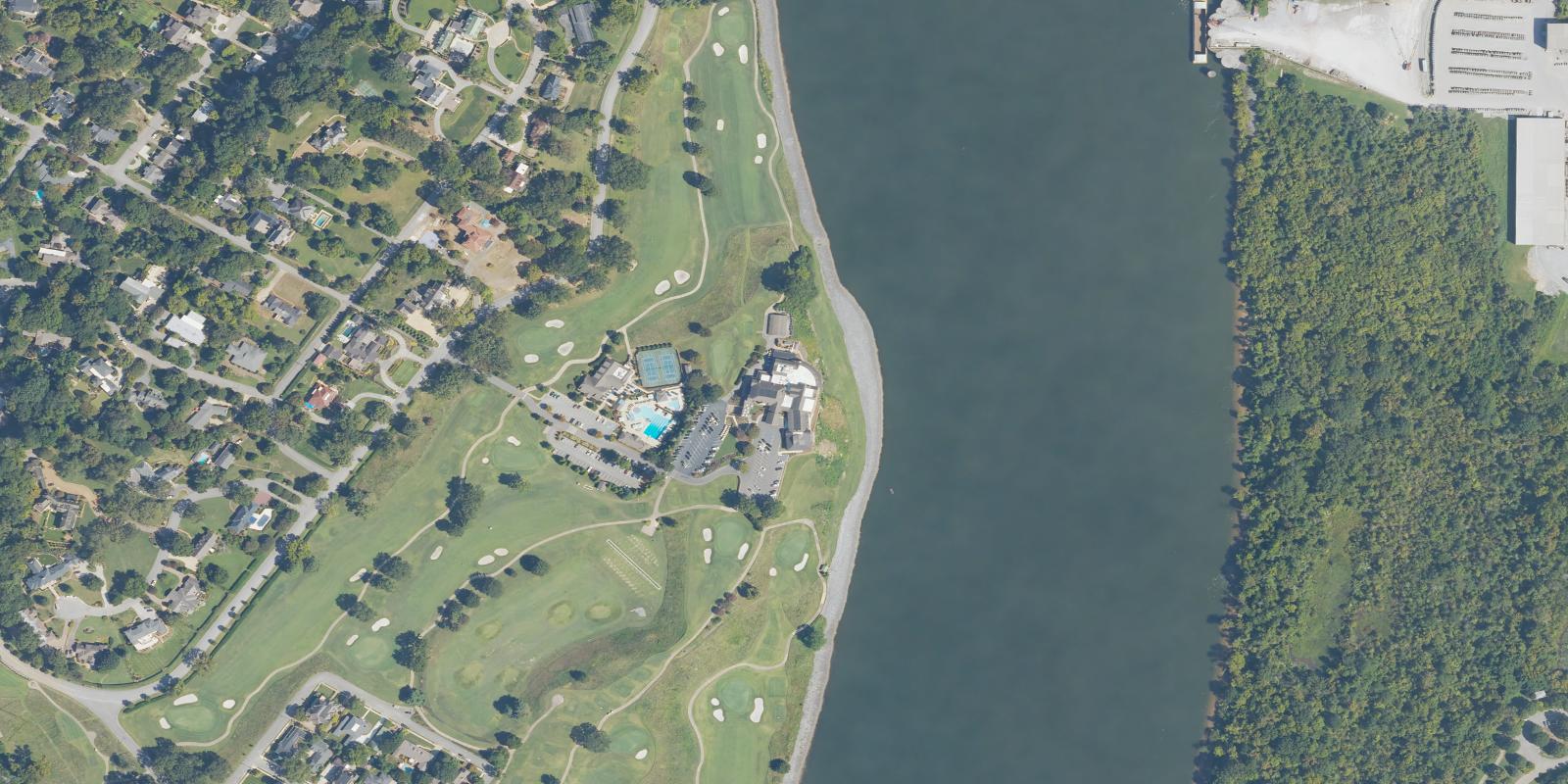 Satellite view of Chattanooga Golf & Country Club