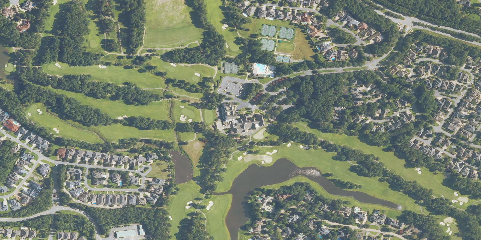 Satellite view of Chenal Country Club