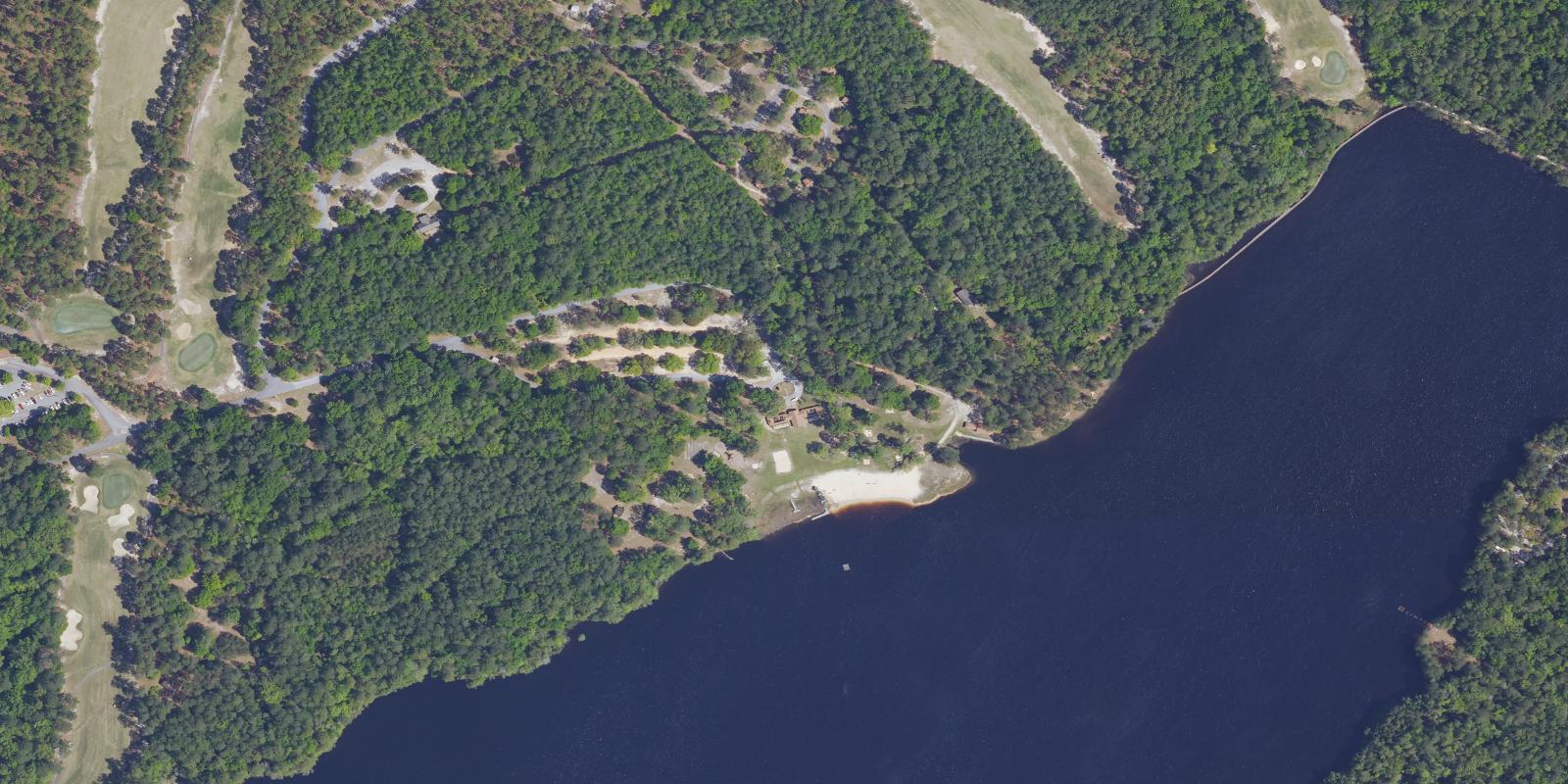 Satellite view of Cheraw State Park Golf Course