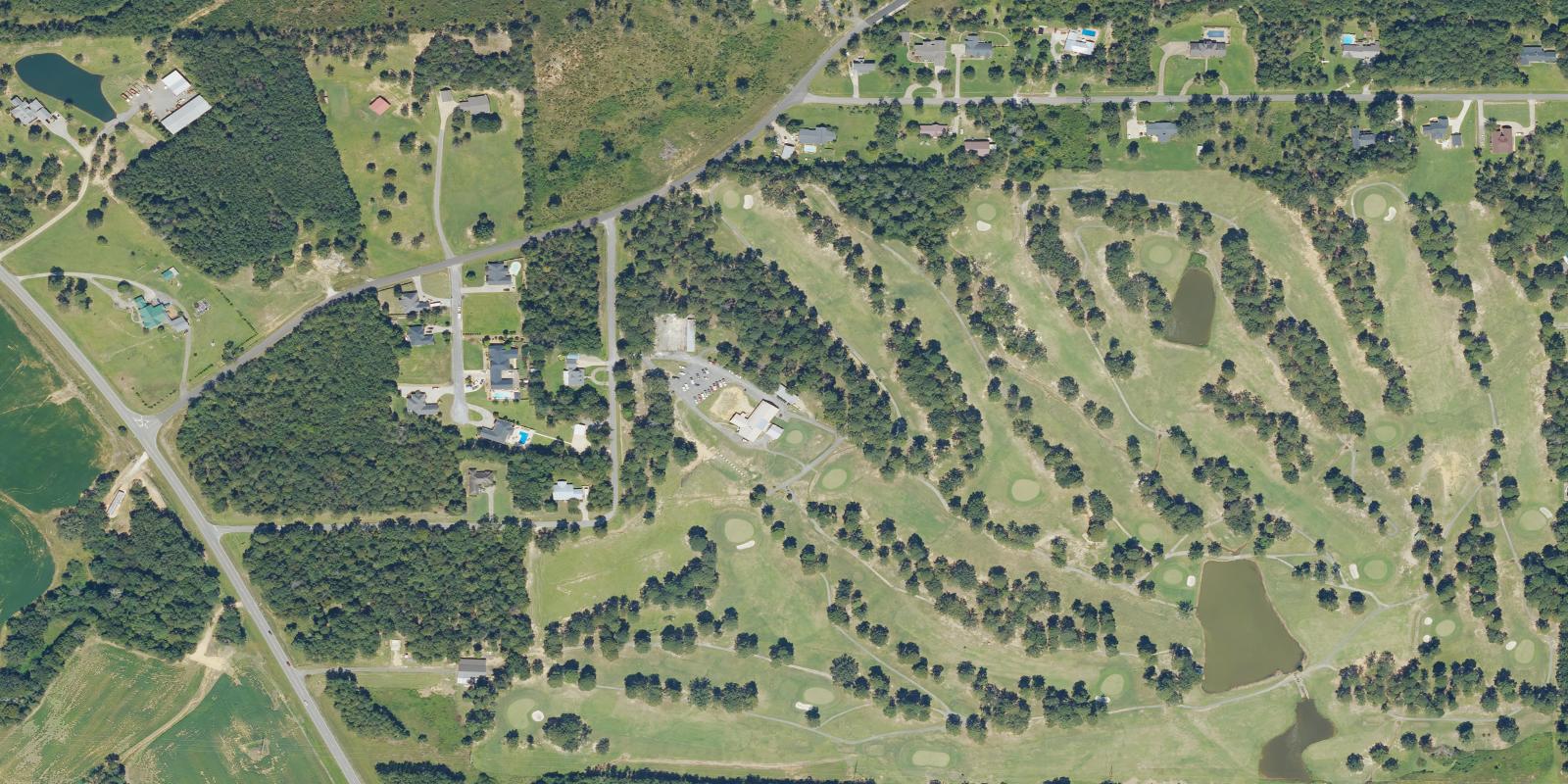 Satellite view of Cherokee Country Club
