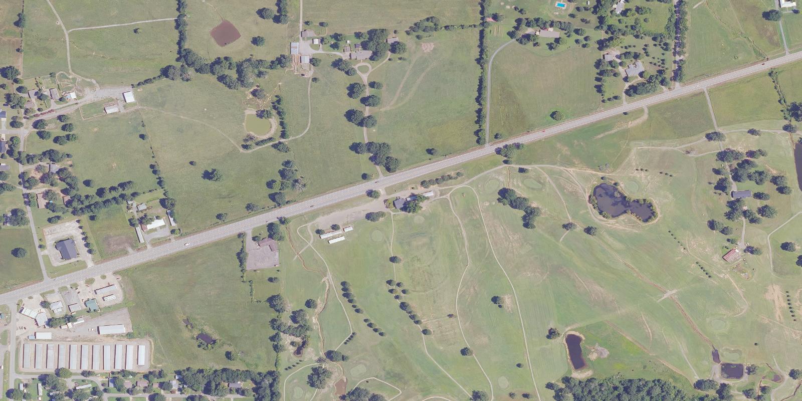 Satellite view of Cherokee Creek Golf Club
