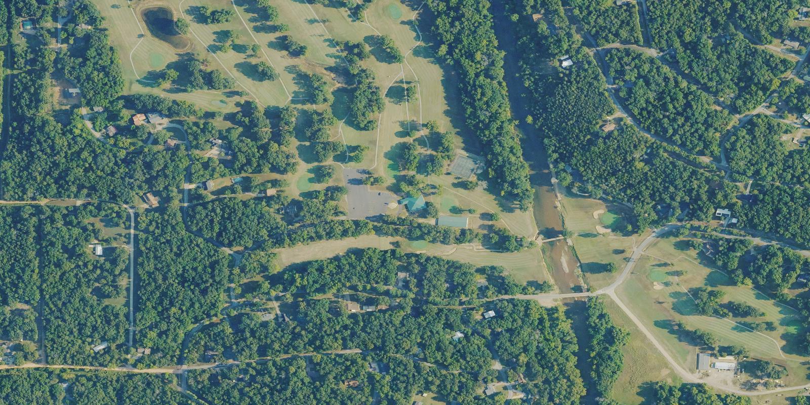 Satellite view of Cherokee Village North Course