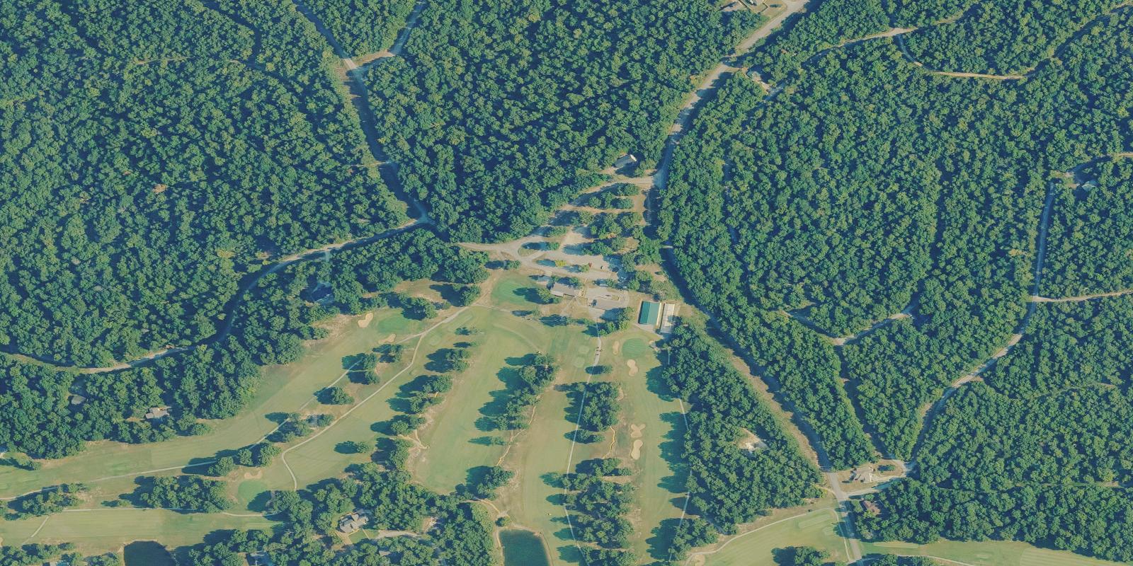 Satellite view of Cherokee Village South Course