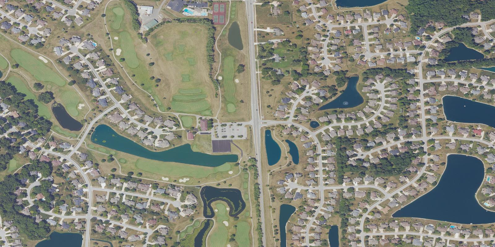 Satellite view of Cherry Hill Golf Club