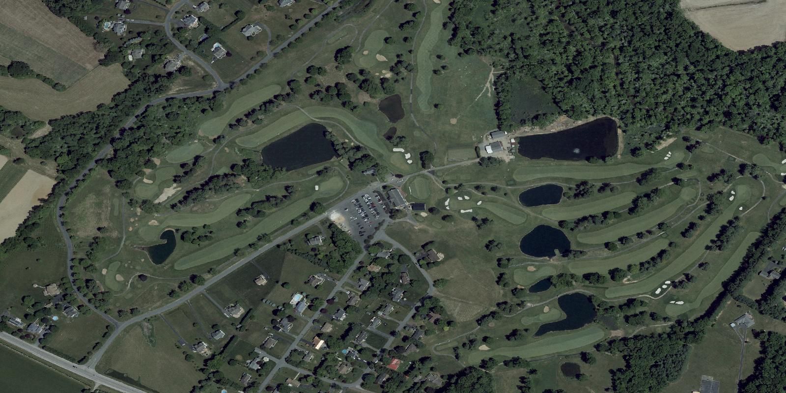 Satellite view of Chesapeake Bay Golf Club At Rising Sun