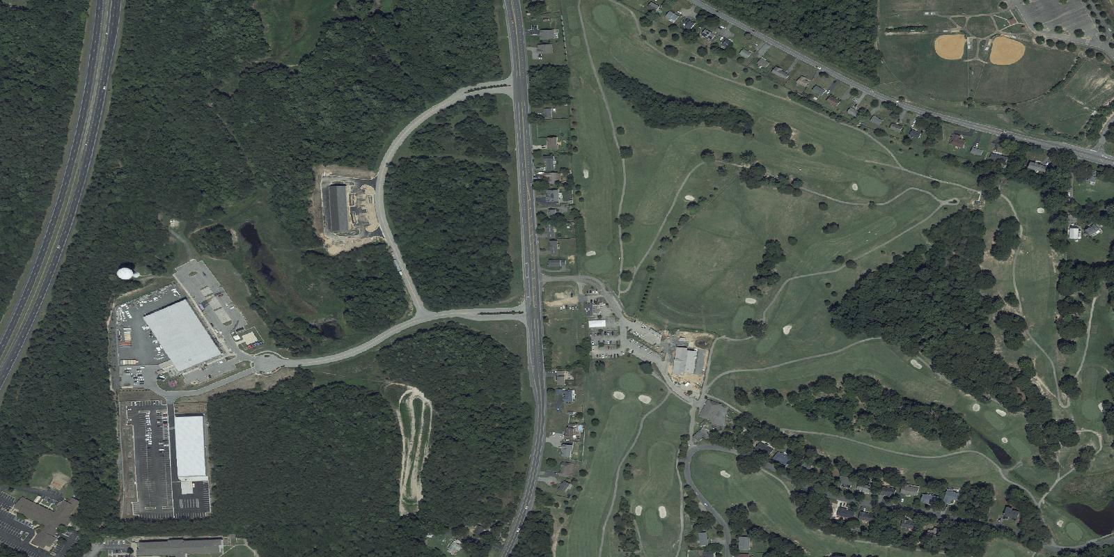 Satellite view of Chesapeake Hills Golf Club