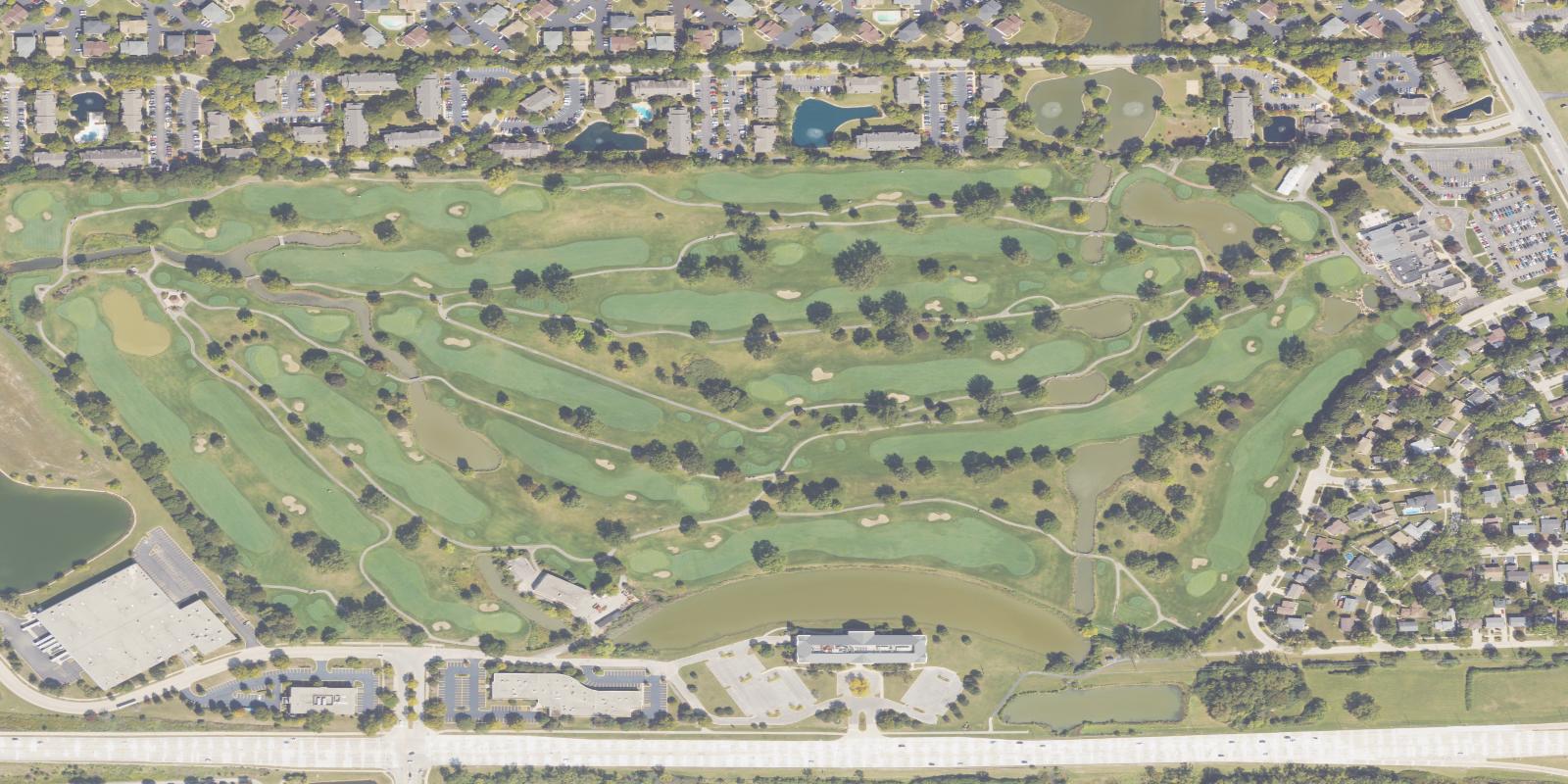 Satellite view of Chevy Chase Golf Club