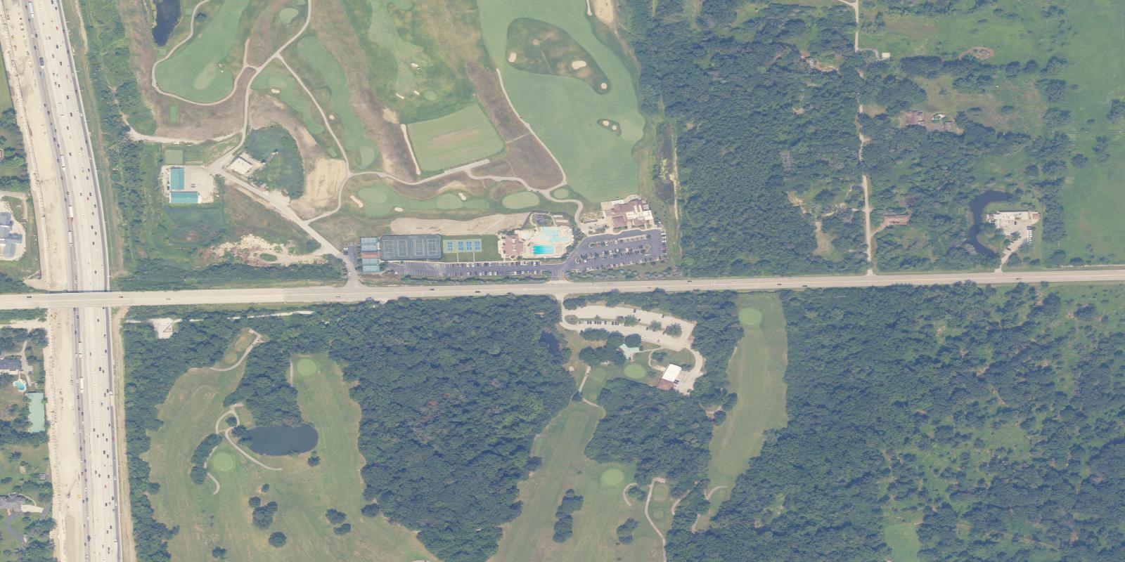 Satellite view of Chicago Highlands Golf Club