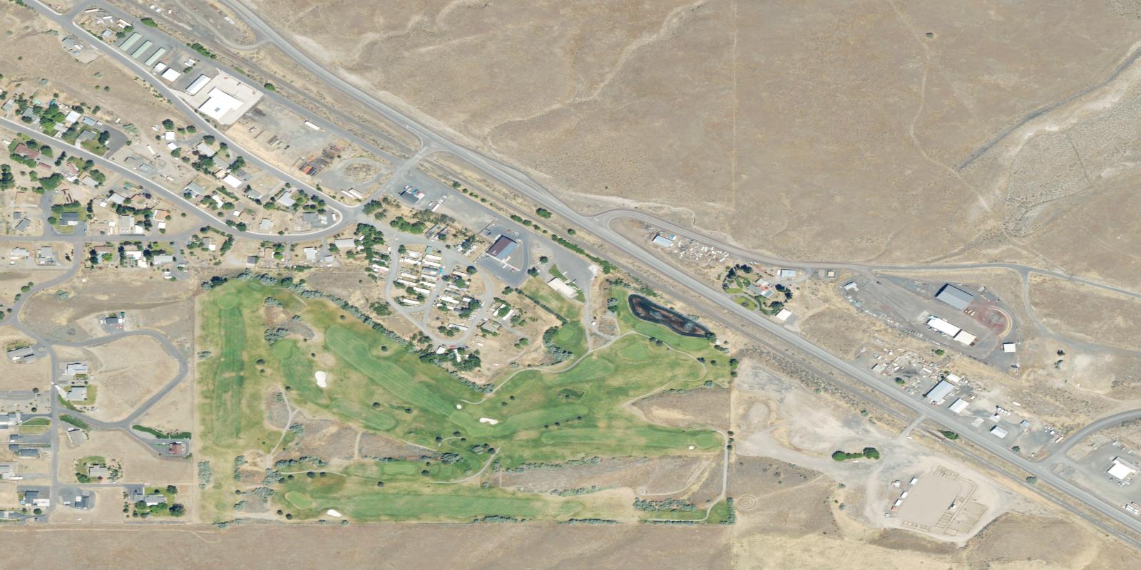 Satellite view of China Creek Golf Course