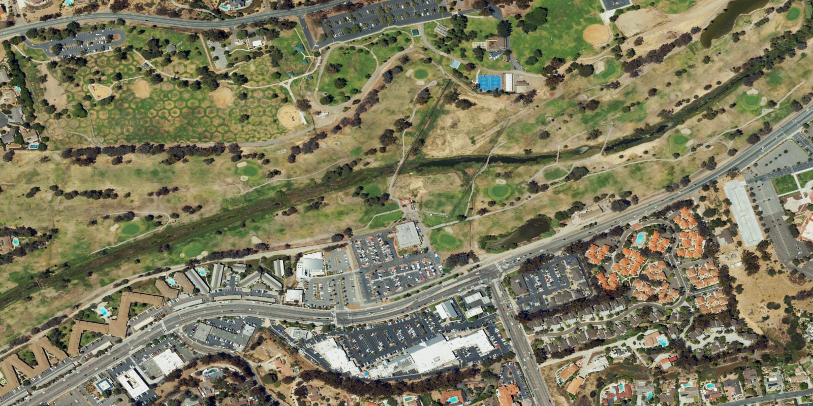 Satellite view of Chula Vista Golf Course