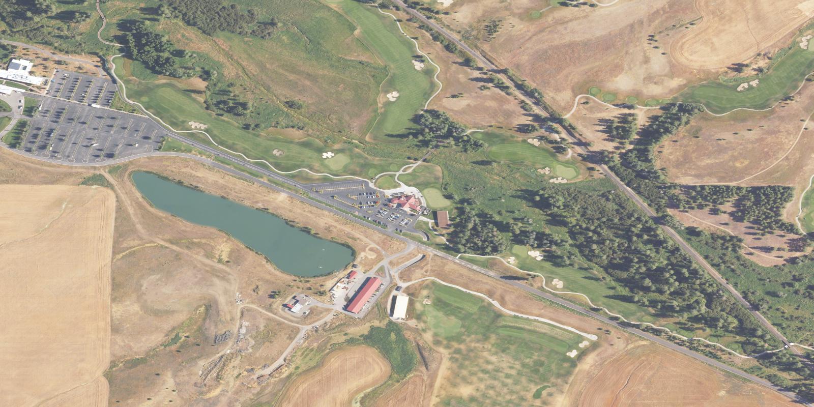 Satellite view of Circling Raven Golf Club