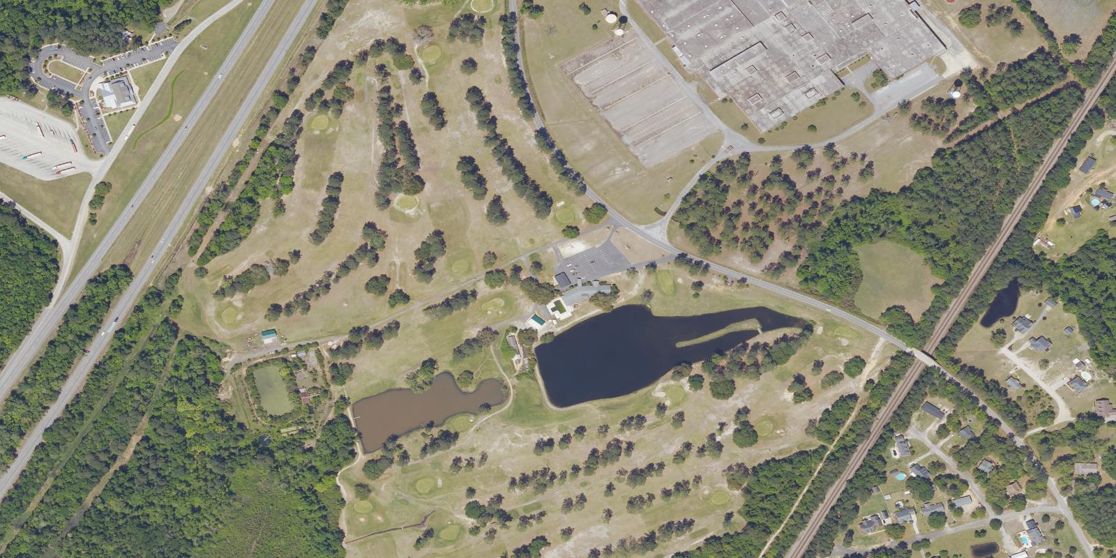 Satellite view of City of Dillon Municipal Golf Course