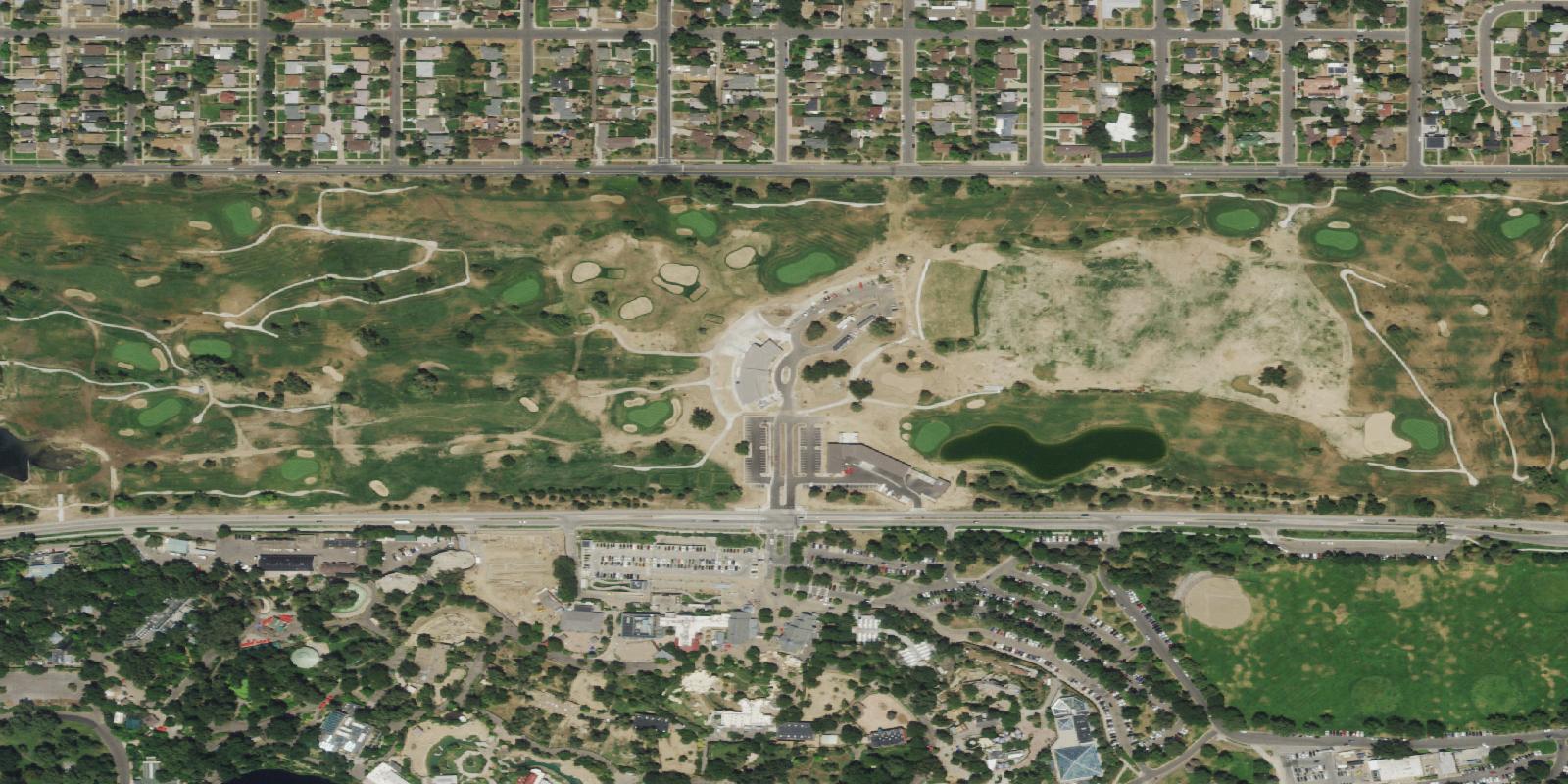 Satellite view of City Park