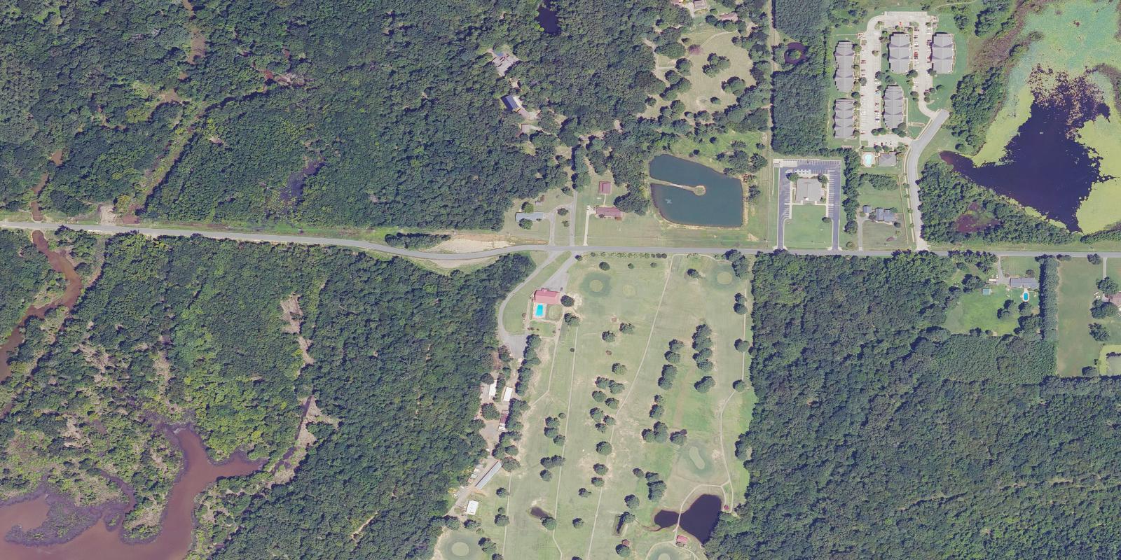 Satellite view of Clarksville Country Club