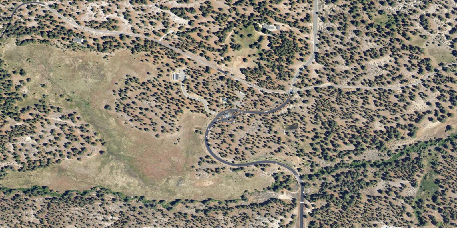 Satellite view of Clear Creek