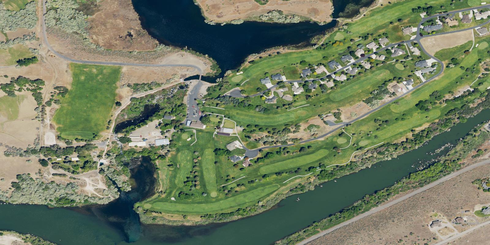 Satellite view of Clear Lake Country Club