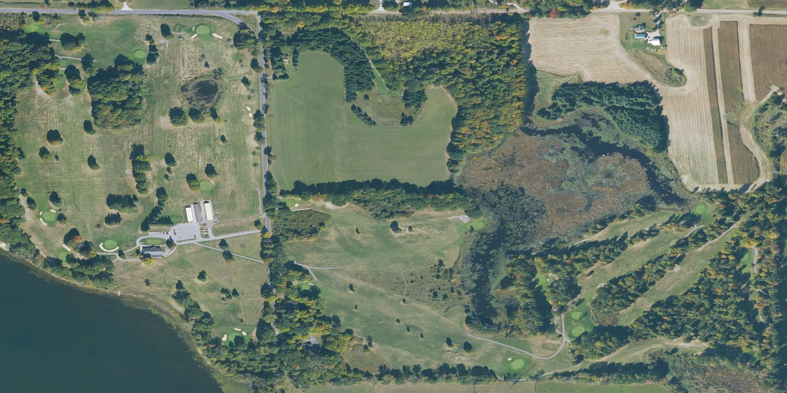 Satellite view of Clear Lake Golf Club