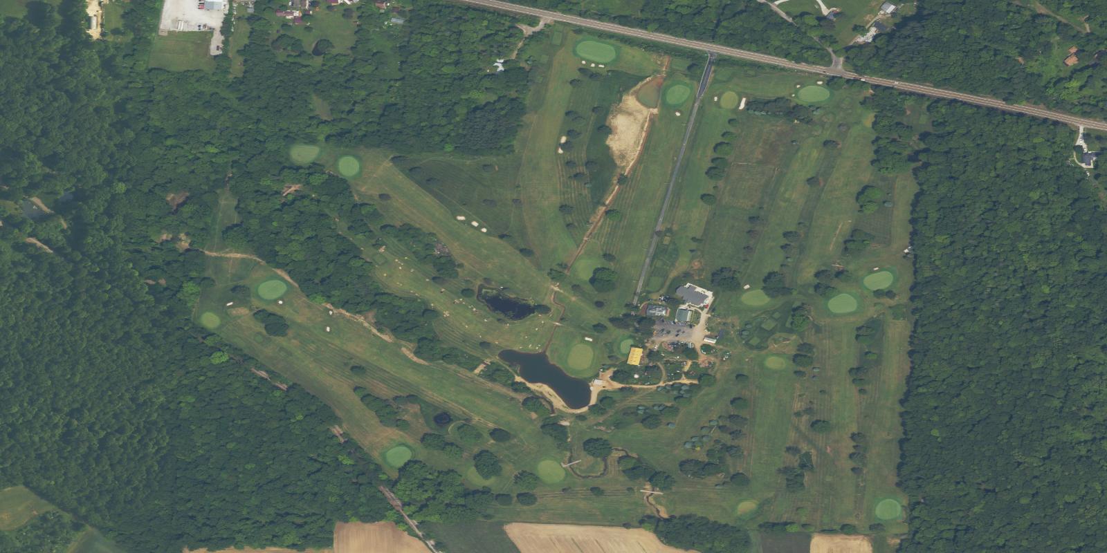 Satellite view of Clearview Golf Course