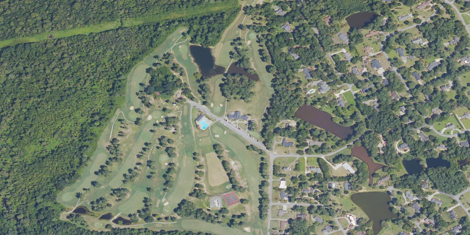 Satellite view of Coharie Country Club