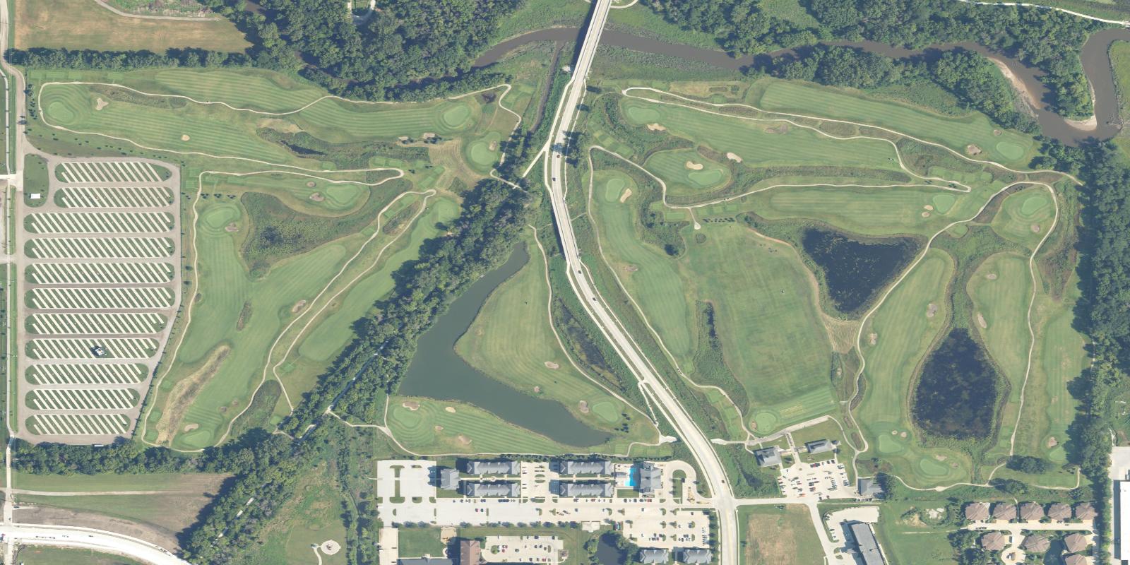 Satellite view of Coldwater Golf Links