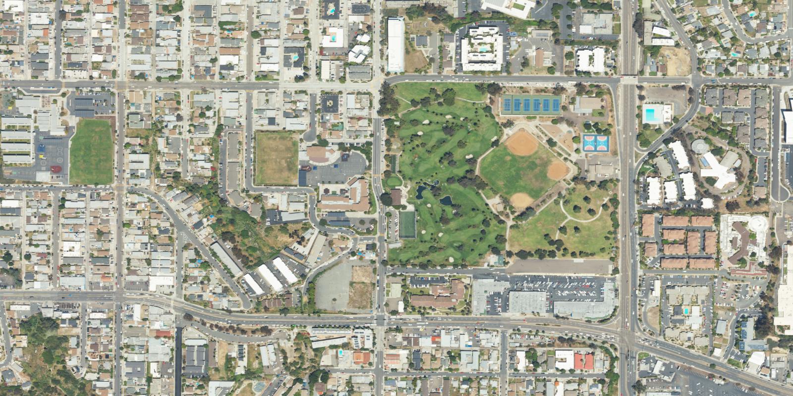 Satellite view of Colina Park Golf Course