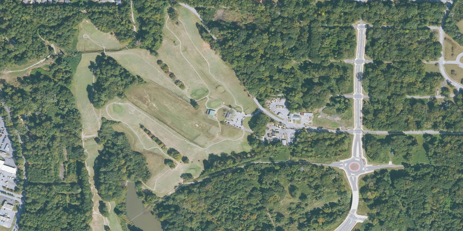 Satellite view of College Park Municipal Golf Course