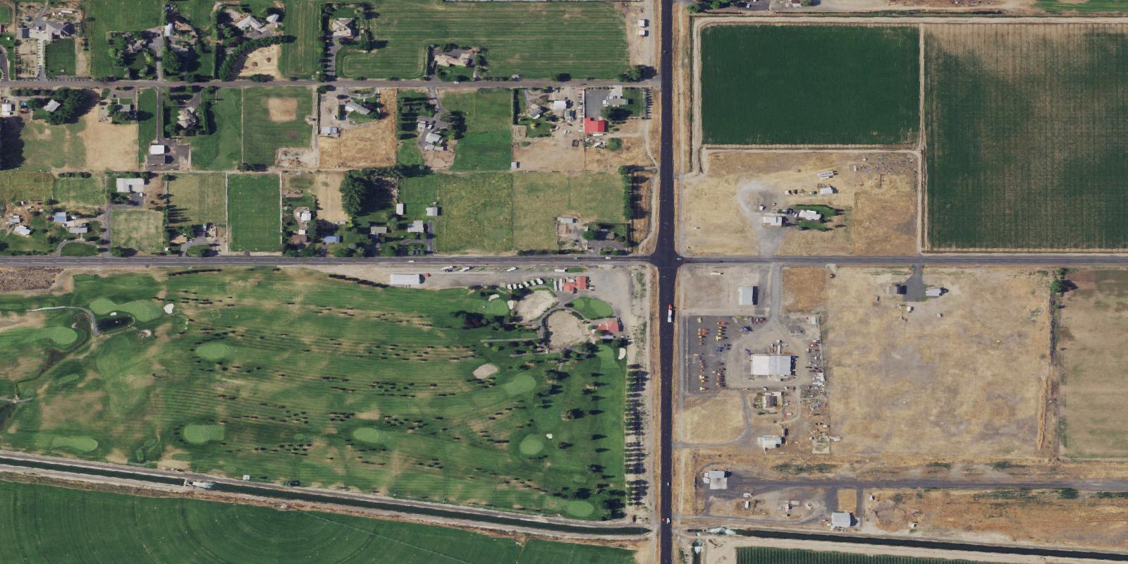 Satellite view of Colockum Ridge Golf Course