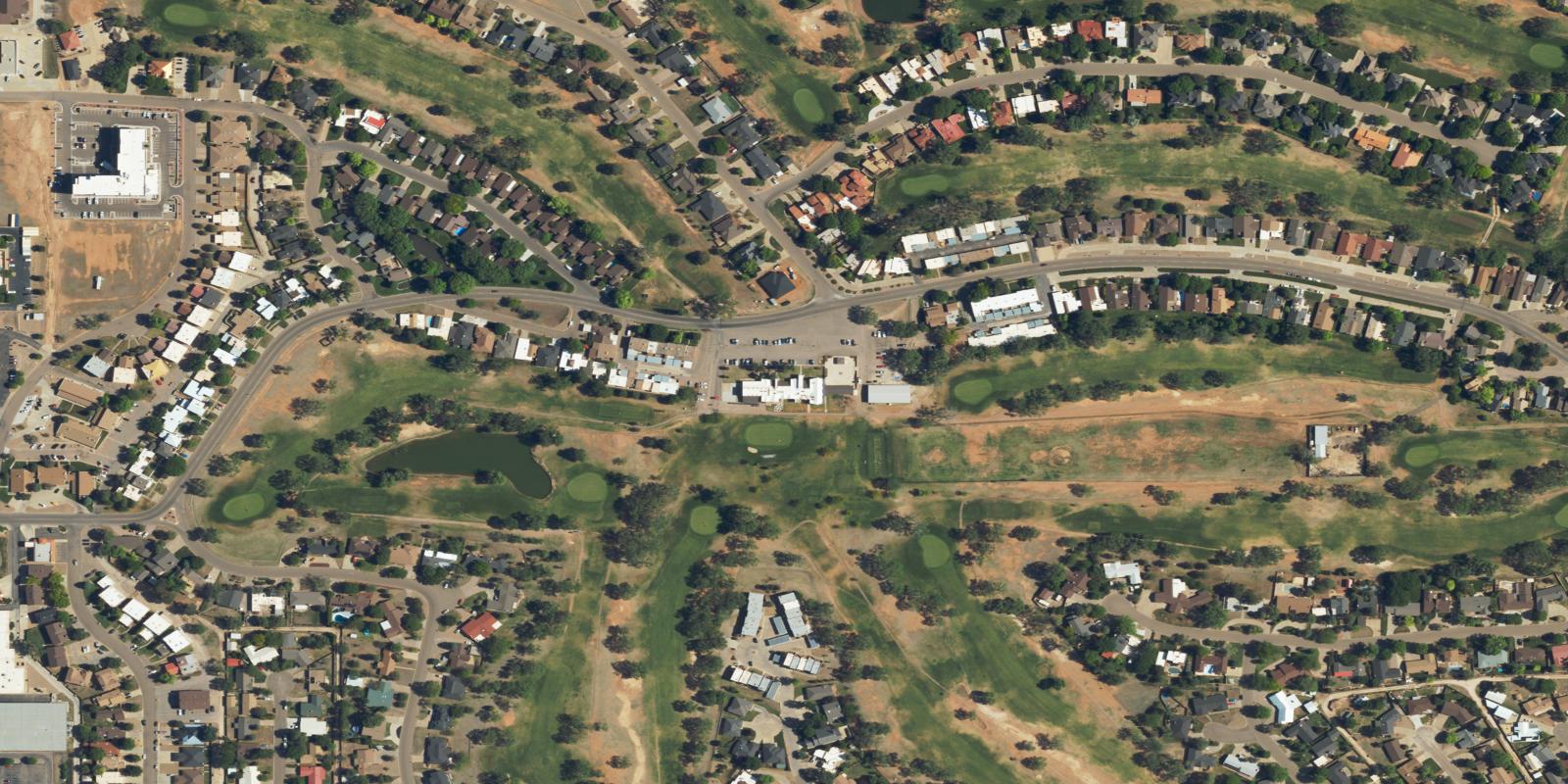 Satellite view of Colonial Park Golf Club