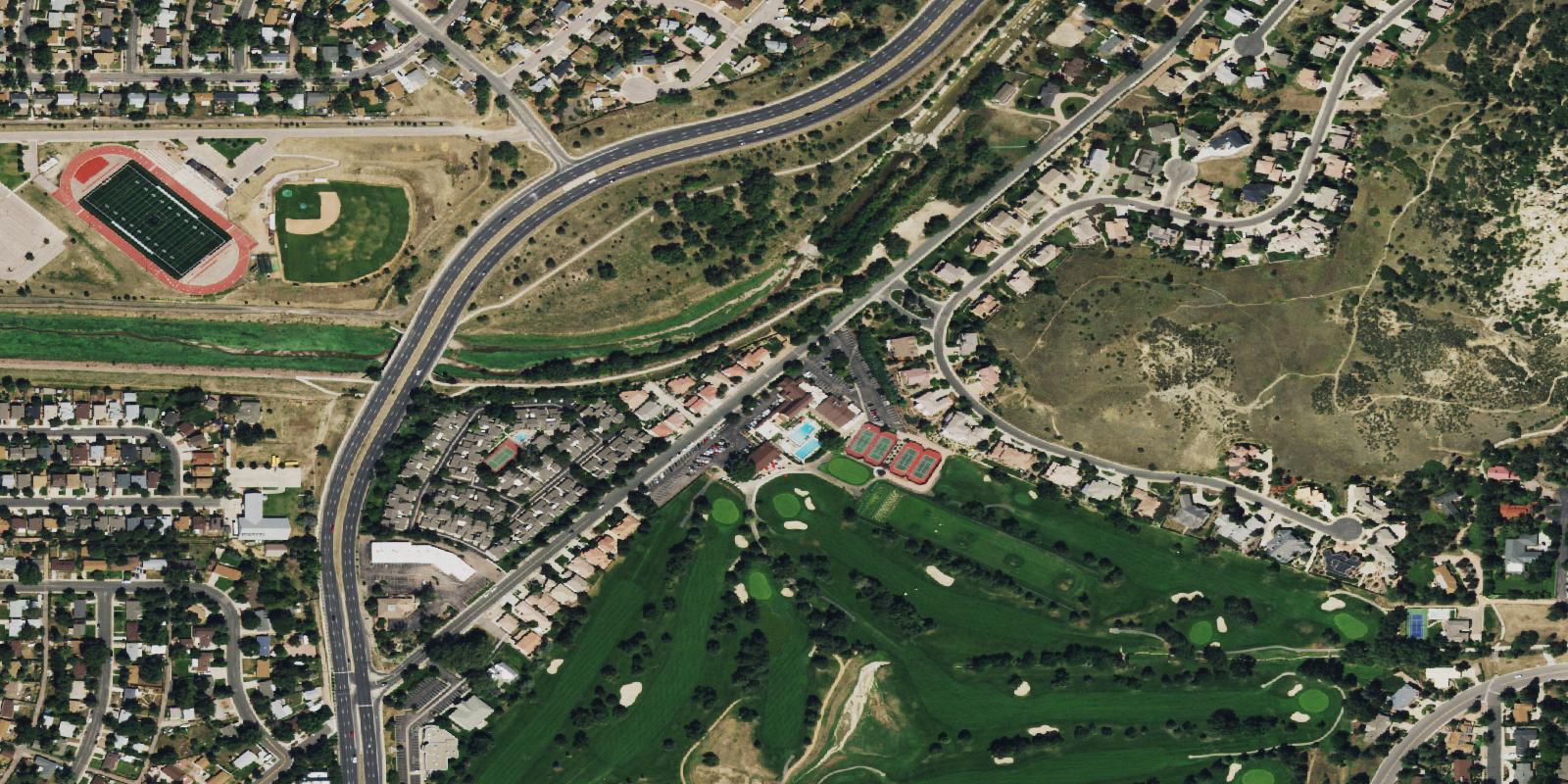Satellite view of Colorado Springs Country Club