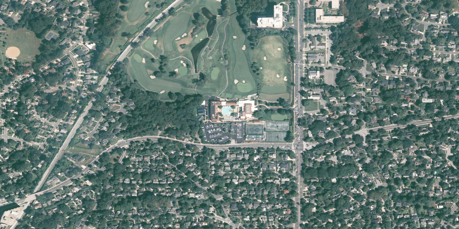 Satellite view of Columbia Country Club