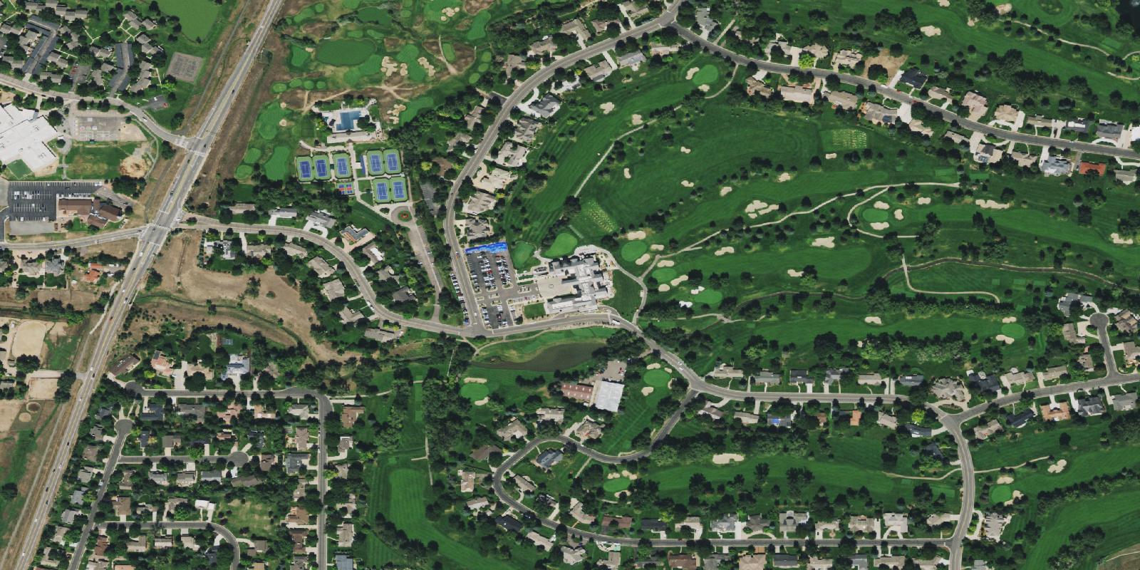 Satellite view of Columbine Country Club