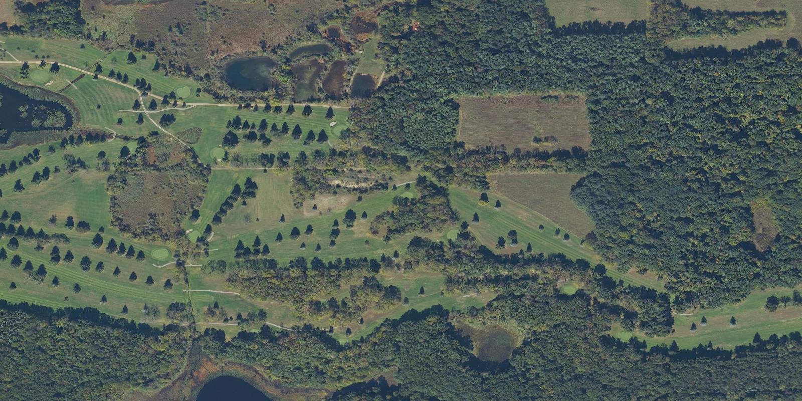 Satellite view of Concord Hills Golf Course