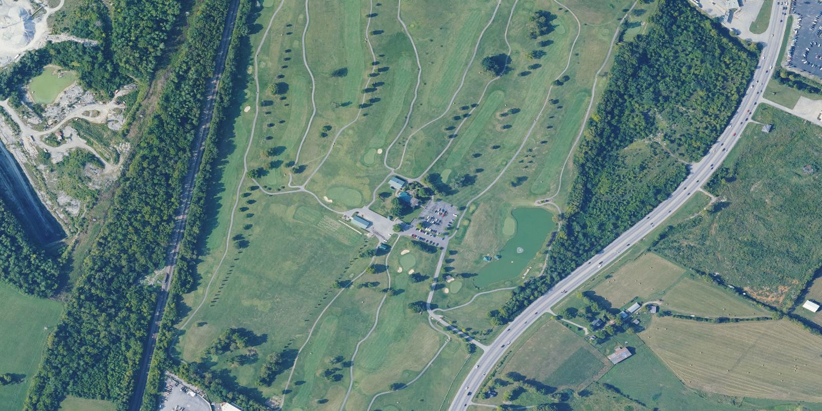 Satellite view of Connemara Golf Course
