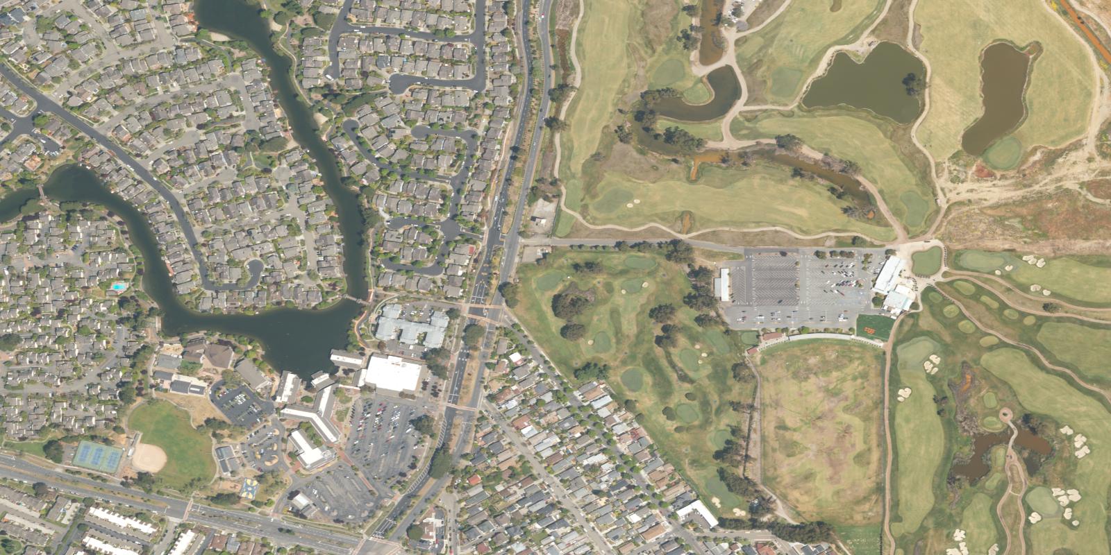 Satellite view of Corica Park The Mif Albright Par 3 Course