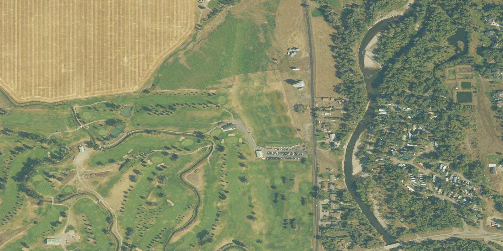 Satellite view of Cottonwood Hills Golf Course - Par-3 Course
