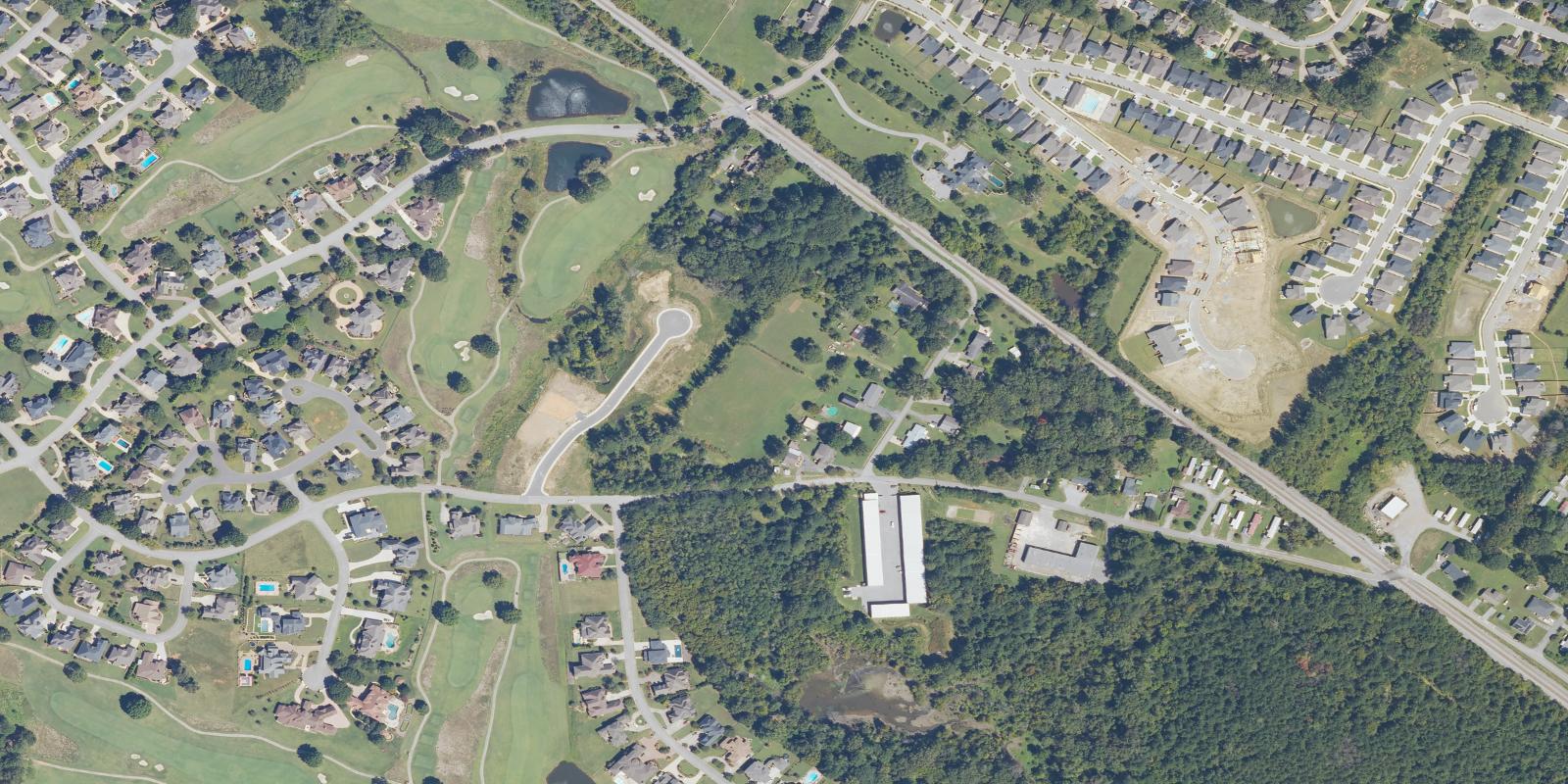 Satellite view of Council Fire Golf Club