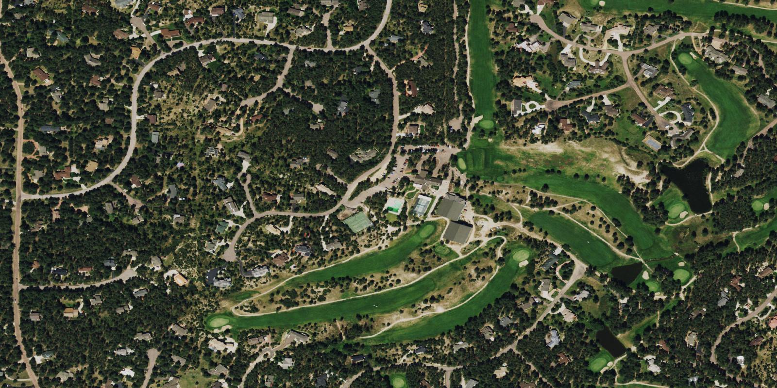 Satellite view of Country Club at Woodmoor