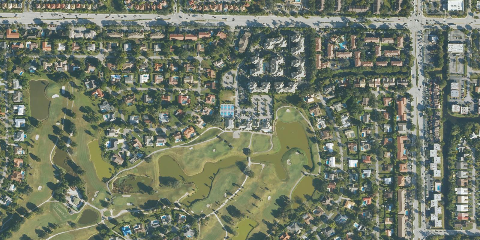 Satellite view of Country Club Of Coral Springs