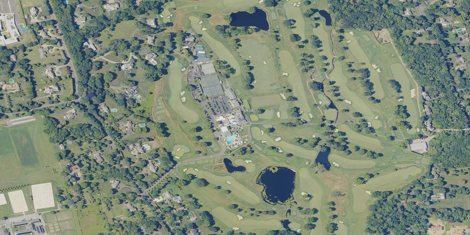 Satellite view of Country Club of Darien