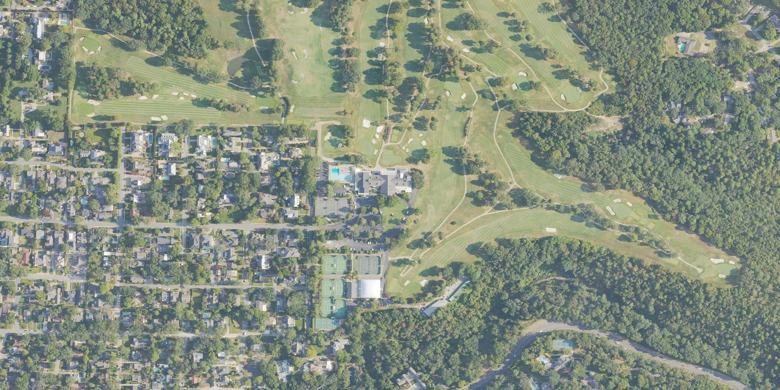 Satellite view of Country Club of Little Rock