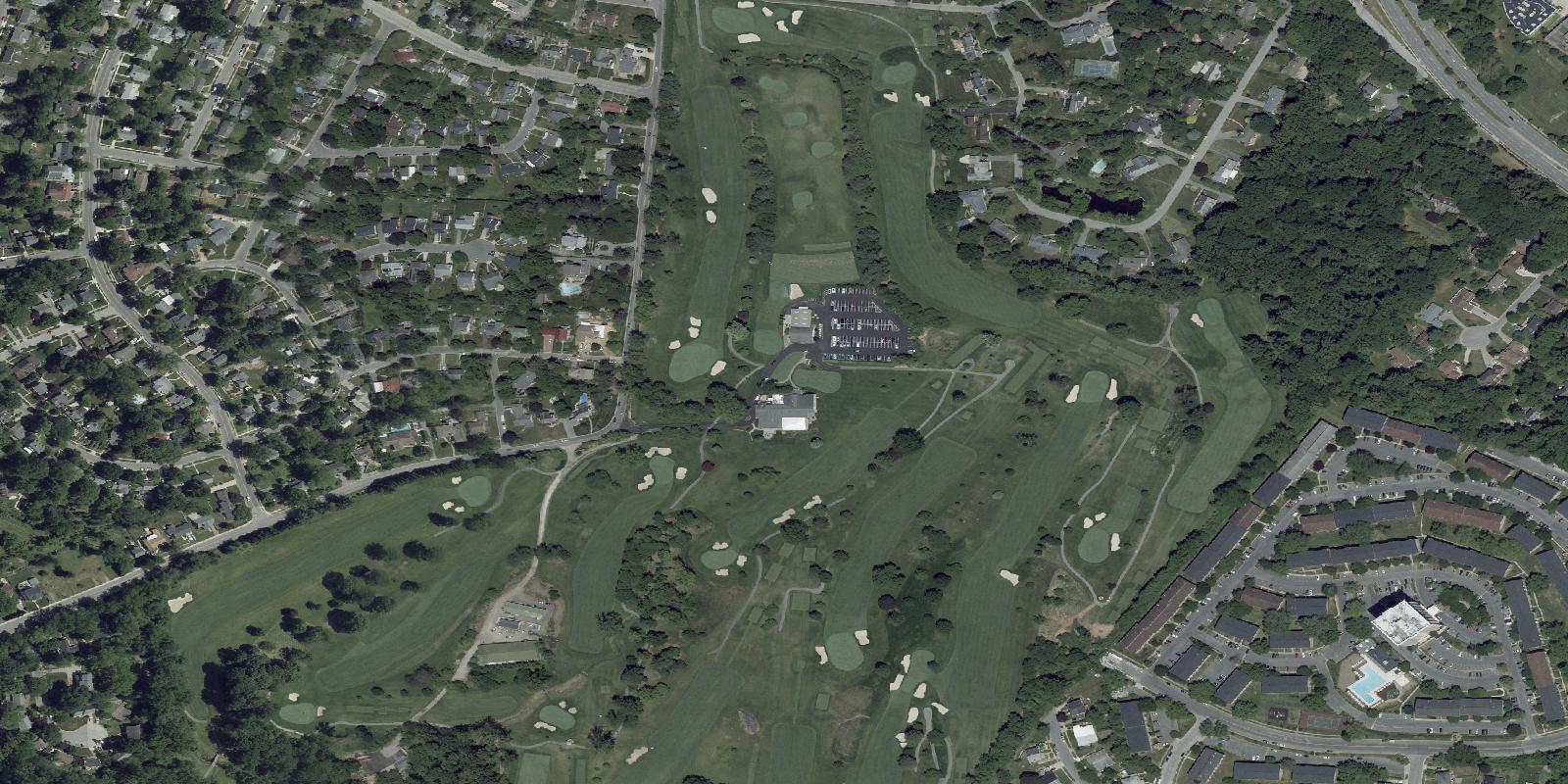 Satellite view of Country Club of Maryland
