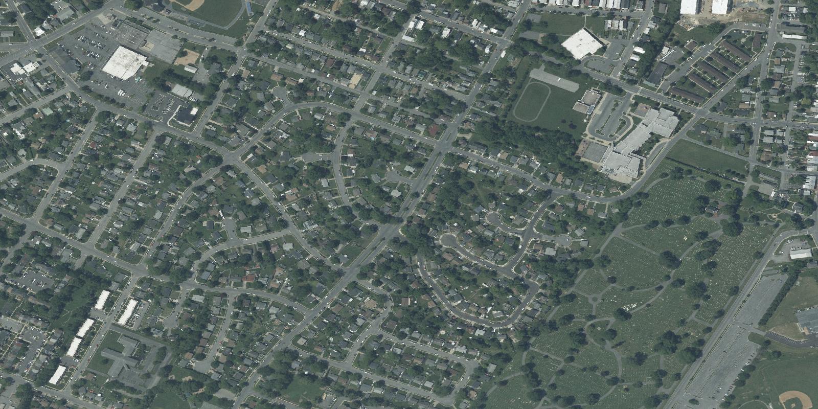 Satellite view of Country Road Family Golf Ctr.