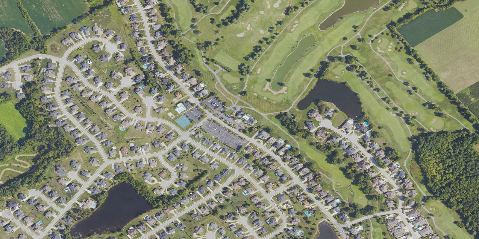 Satellite view of Covered Bridge Golf Club