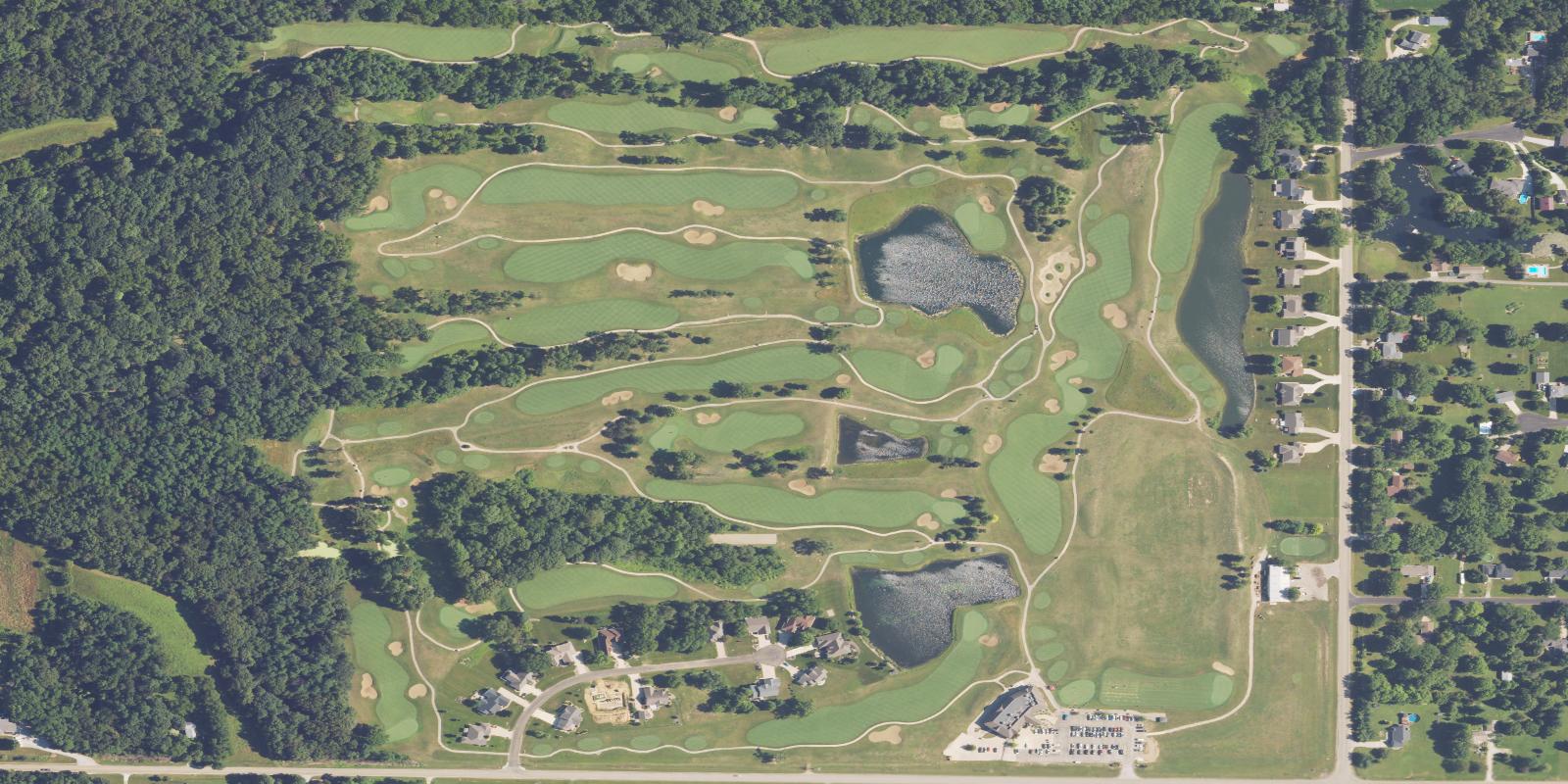 Satellite view of Coyote Creek Golf Course