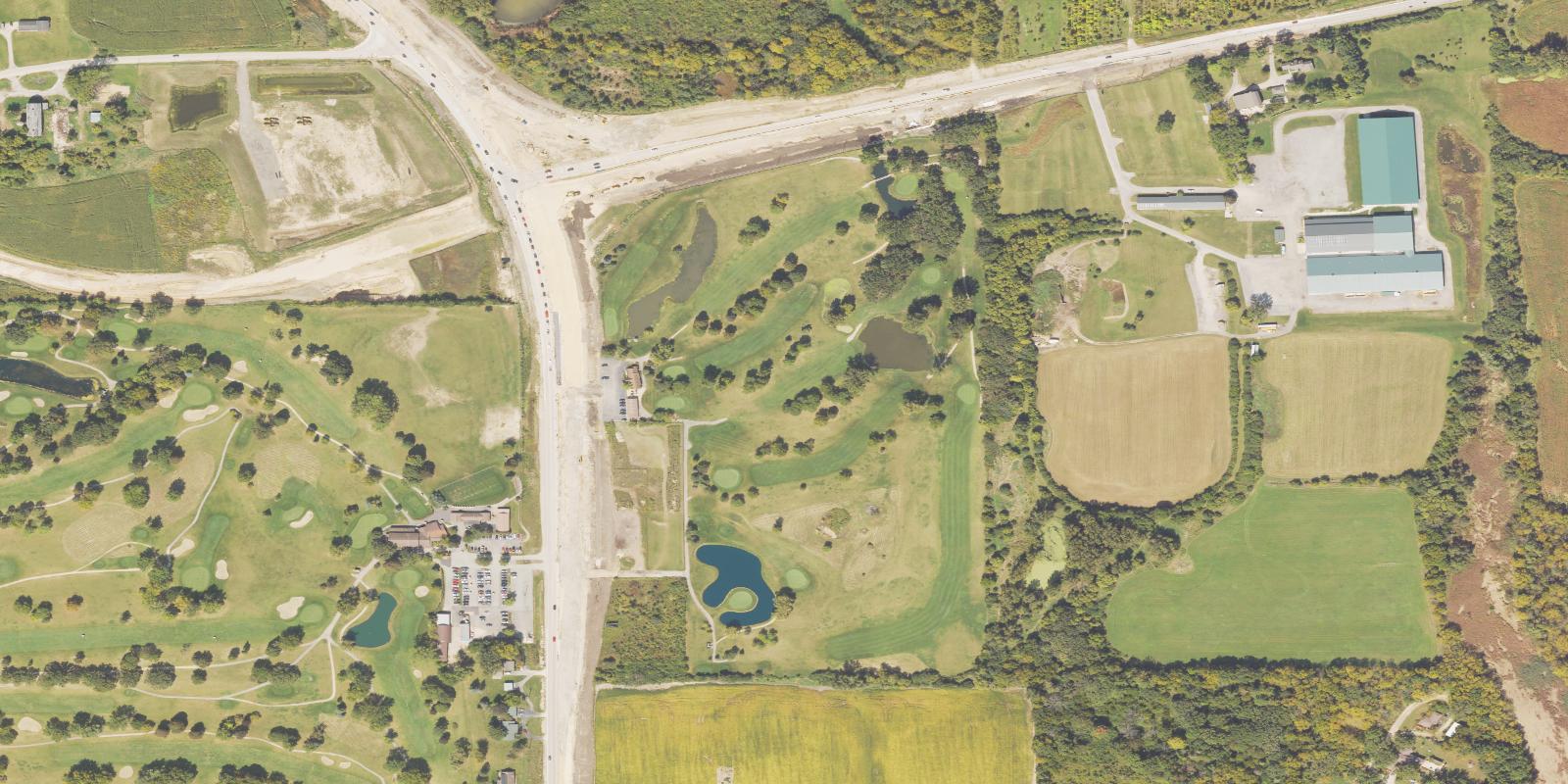 Satellite view of Craig Woods Golf Club