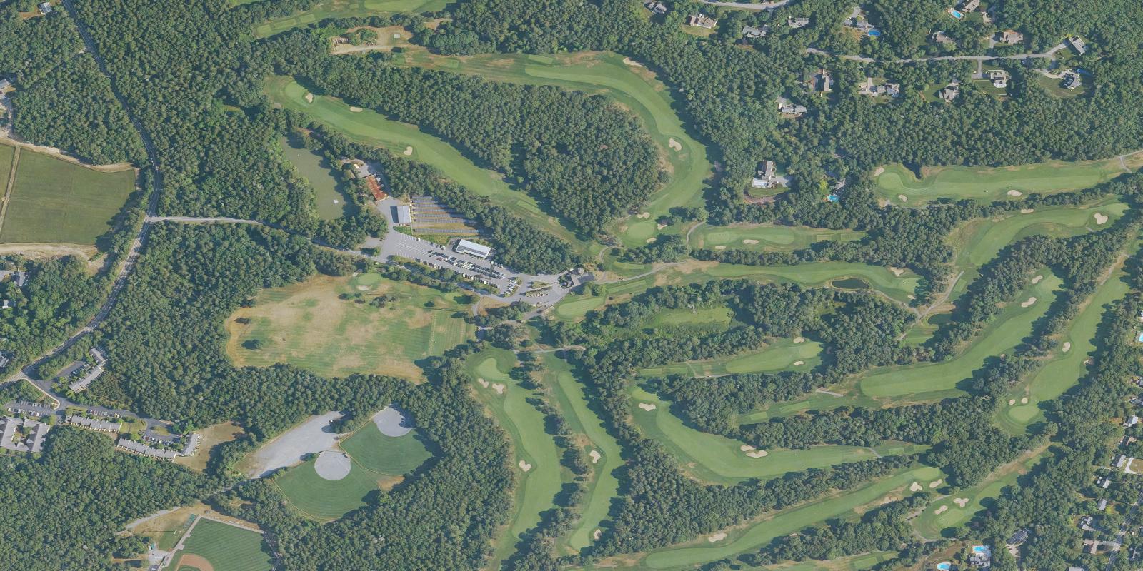 Satellite view of Cranberry Valley Golf Course