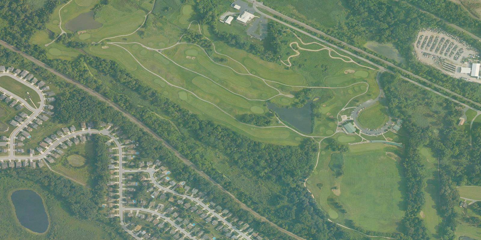 Satellite view of Creekside Golf Course