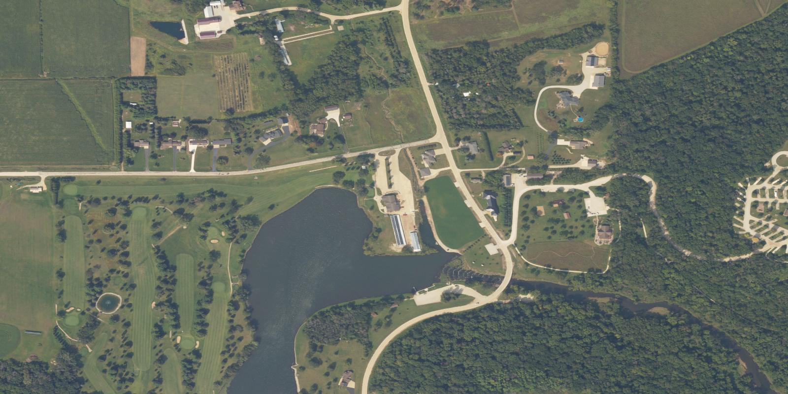 Satellite view of Cresco Country Club