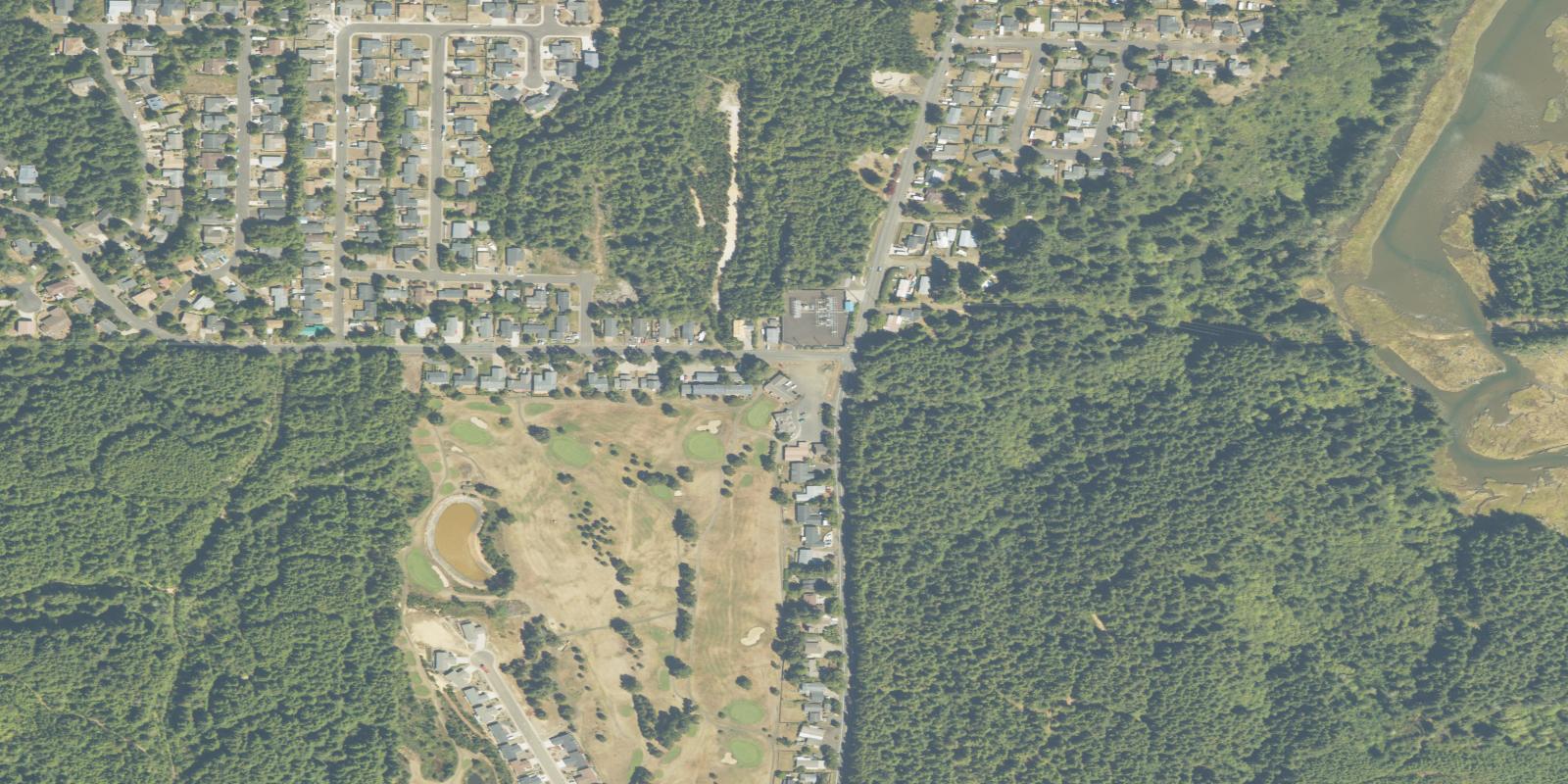 Satellite view of Crestview Golf Club